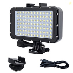 Suptig Underwater Lights Dive Light 84 LED High Power Dimmable Waterpr