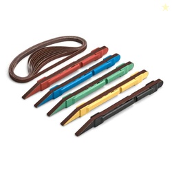 5 Piece Sanding Detailer Set with 2 Extra Replacement Belts Per Stick,