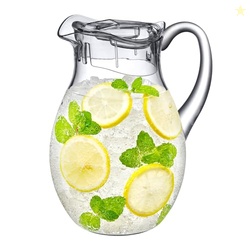 Amazing Abby - Bubbly - Plastic Pitcher (64 oz, 2 Quart), Clear Water 
