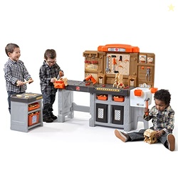 Step2 Pro Play Kids Workshop with Utility Bench, Indoor/Outdoor Tool B