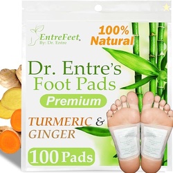 100 Turmeric & Ginger Foot Pads | Premium Pads to Feel Better, Sleep B