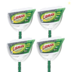 Libman Commercial 206 Precision Angle Broom with Dust Pan, Steel Handl