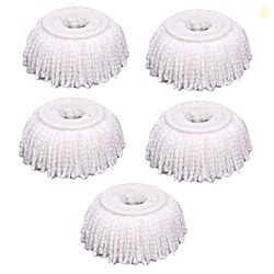 5 PCS Microfiber Replacement Mop Head Spin Mop Head Replacement 5-Pack