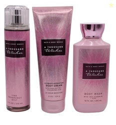A Thousand Wishes Body Care Set. Shower Gel 10 Fl Oz, Fine Fragrance M
