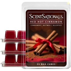 Scentsationals Red Hot Cinnamon Scented Wax Melts - Cinnamon, Nutmeg, 