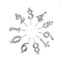 Mariposa Number Candle Holder Set | Silver | Brillante | Gifts | CANDL