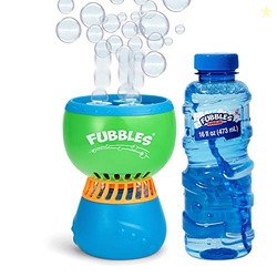 FUBBLES NO Spill Funfiniti Bubble Machine | Blows One Hour of Non Stop