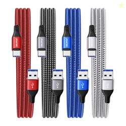 USB Type C Cable 3A Fast Charging(3ft 4Pack), USB to USB C Cable Nylon