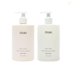 OUAI Hand Wash and Hand Lotion Set, Dean Street Scent - Moisturizes an