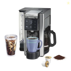 Hamilton Beach Flexbrew Advanced 5-in-1 Programmable 12 Cup Drip and S