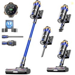 Cordless Vacuum Cleaner, Upgraded 650W 55KPA 70Mins Cordless Stick Vac