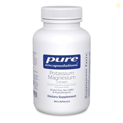 Pure Encapsulations Potassium Magnesium (Citrate) - for Heart Health &