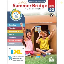 Summer Bridge Activities 2nd to 3rd Grade Workbooks, Activity Book Wit