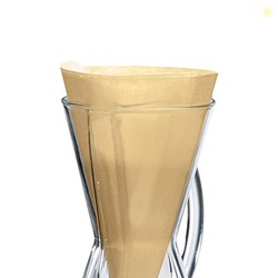 Chemex Filter - Natural Half Moon - 100 CT - FP-2N