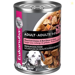 EUKANUBA Adult Mixed Grill Chicken & Beef Dinner in Gravy Canned Dog F