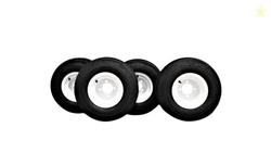 Antego Tire & Wheel 18x8.50-8 Golf Cart Tires on 8x7 Golf Cart Wheels 