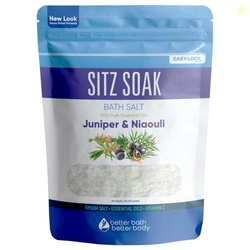 Sitz Bath Soak 2-Lbs Sitz Salt Epsom Salt Hemorrhoid Soothing with Pur