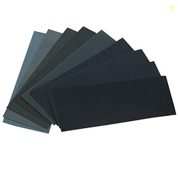 HSYMQ 24PCS Sand Paper Variety Pack Sandpaper 12 Grits Assorted for Wo