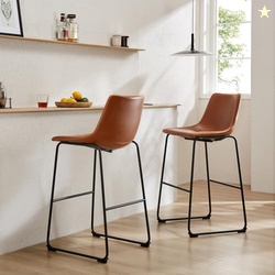 Sweetcrispy Counter Height Bar Stools Set of 2, 30 inch Height Stool F