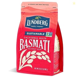Lundberg Basmati Rice, Long Grain White Rice - Non-Sticky, Fluffy, Nut