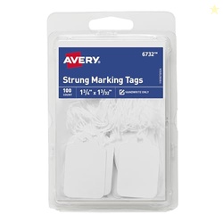 Avery Strung Marking Tags with String Attached, Gift Tags with String 