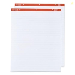 Universal 35601 Recycled Easel Pads, Faint Rule, 27 x 34, White, 50 Sh