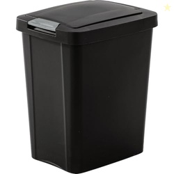 Sterilite 7.5 Gal. Black TouchTop Wastebasket - 1 Each
