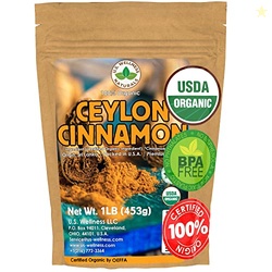 Ceylon Cinnamon Powder (1LB) | 100% CERTIFIED Organic | Freshly Ground