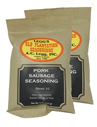 A.C. Legg, Inc. Blend 10 Sausage Seasoning, Breakfast Style, 8 oz (2 P