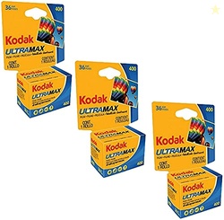 Kodak Ultramax 400 Color Print Film 36 Exp. 35mm DX 400 135-36 (108 Pi