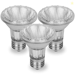 Par 20 3 Pack FL25 50PAR20/FL 50 Watt Halogen Spot Light Bulb Replacem