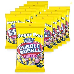 Tootsie Roll Sugar Free Dubble Bubble - Individually Wrapped Bubble Gu