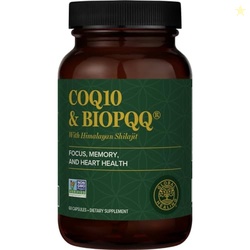 Global Healing Center CoQ10 & BioPQQ with Pure Himalayan Organic Shila