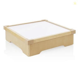 Guidecraft LED Tabletop Lightbox: Activity Light Table for Preschool, 