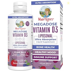 MARYRUTH'S Megadose Vitamin D3 Liposomal Vitamin D3 4000 IU | Ultra Ab