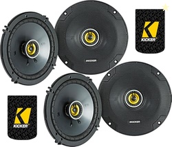 KICKER 46CSC654 - Two Pairs of CS-Series CSC65 6.5-Inch (160mm) Coaxia