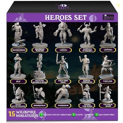 Wildspire Hero, Player-Character, NPC DND Miniatures, 28mm32mm Unpaint