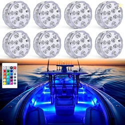 Seaponer Boat Lights Wireless Battery Operated, Waterproof Marine Led 