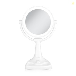 Zadro 11" Fluorescent Lighted Makeup Mirror with 10X/1X Magnification 