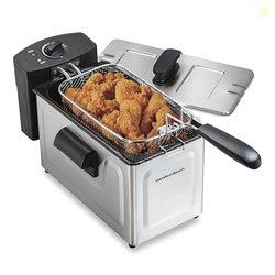 Hamilton Beach 35032 Professional Style Electric Deep Fryer, Frying Ba