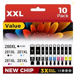 Skyink Compatible 280XL 281XL Ink Cartridge Replacement for PGI-280 CL