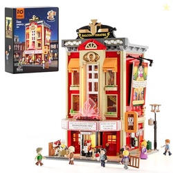 FUNWHOLE Balcony-Theatre Lighting Building-Bricks Set - City Town Crea