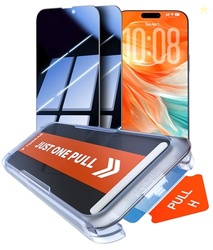 TORRAS Uncrackable 9H+ for iPhone 16 Pro Max Privacy Screen Protector 