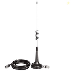 Bingfu 27MHz CB Radio Antenna PL259 & BNC Male Magnetic Base Compatibl