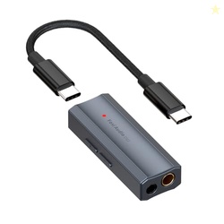 Fosi Audio DS2 USB C to AUX Headphone Amp DAC Dongle 3.5mm Jack Audio 