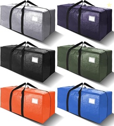 VELVETSURE Heavy Duty Extra Large Moving Bags W/Backpack Straps - Stro