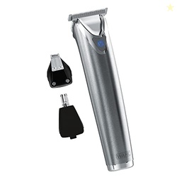 Wahl USA Stainless Steel Lithium-Ion Cordless Beard Trimmer for Men - 