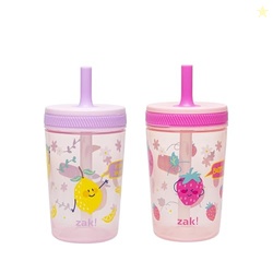 Zak Designs Kelso Toddler Cups For Travel or At Home, 15oz 2-Pack Dura