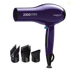 RED by Kiss Titanium 2300 Detangler Hair Dryer  Double Comb Layer Tech