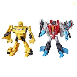 Transformers Toys Heroes and Villains Bumblebee and Starscream 2-Pack 